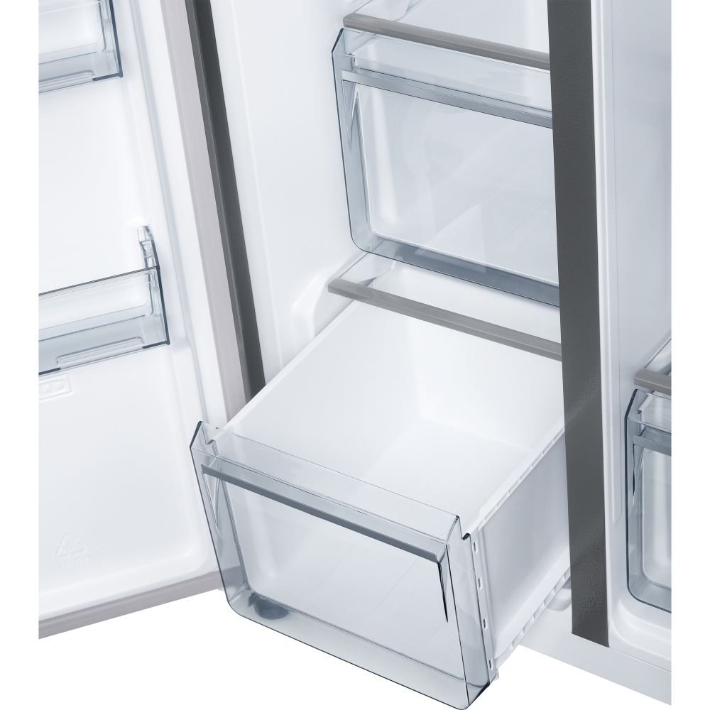 LG GSFC31PYPE American Fridge Freezer, Silver, E Rated,  Non-Plumbed