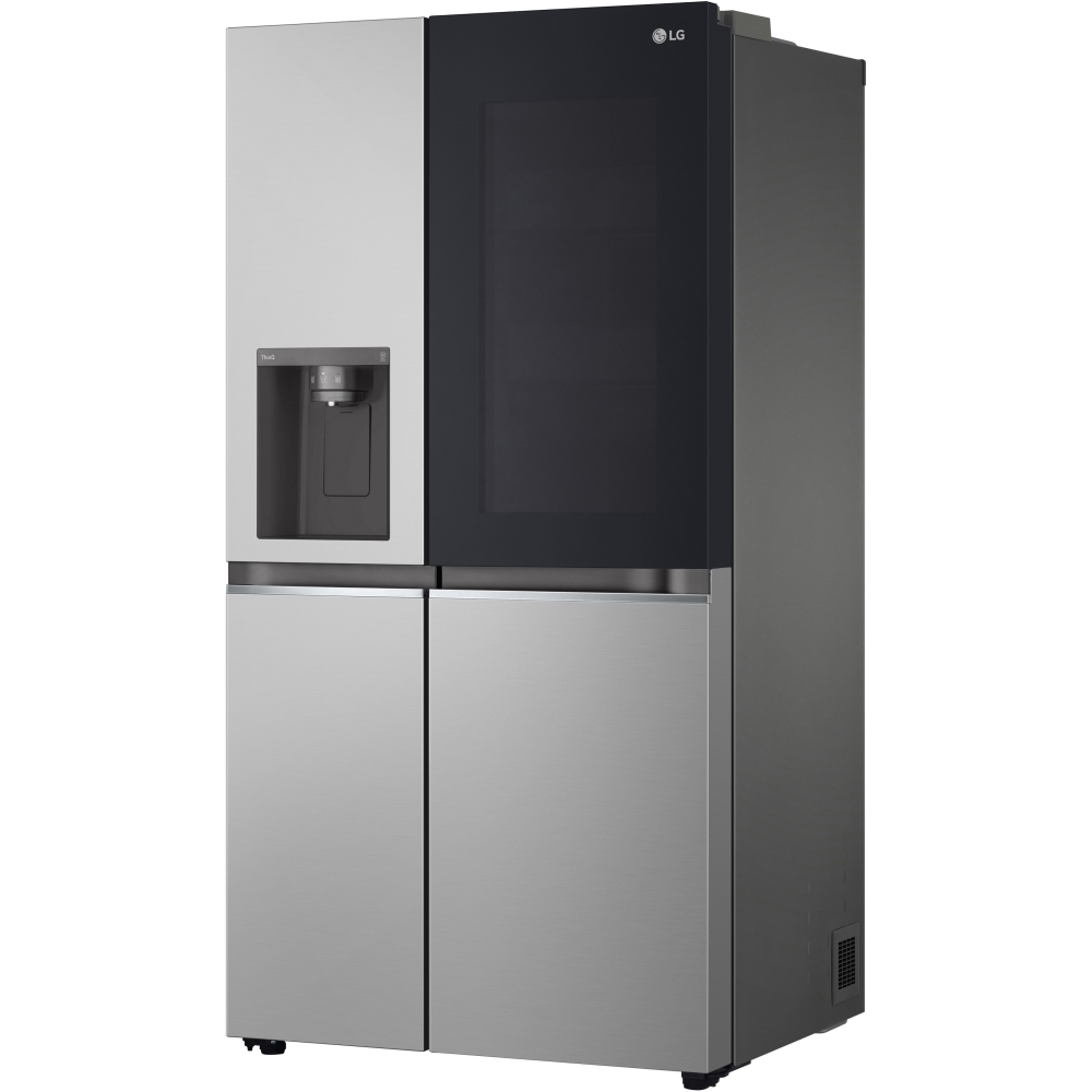 LG GSGV80PYLL InstaView� American Fridge Freezer with Plumbed Ice and Water Dispenser,  Plumbed, Silver, E Rated