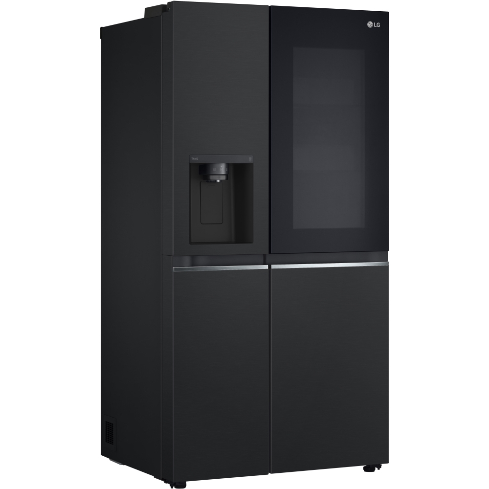 LG GSGV81EPLD American Fridge Freezer,  Non-Plumbed, Black, D Rated