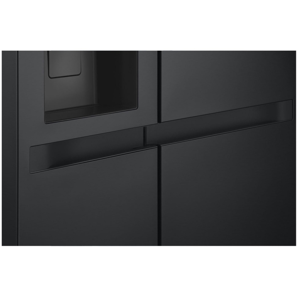 LG GSLC40EPPE American Fridge Freezer,  Plumbed, Black, E Rated