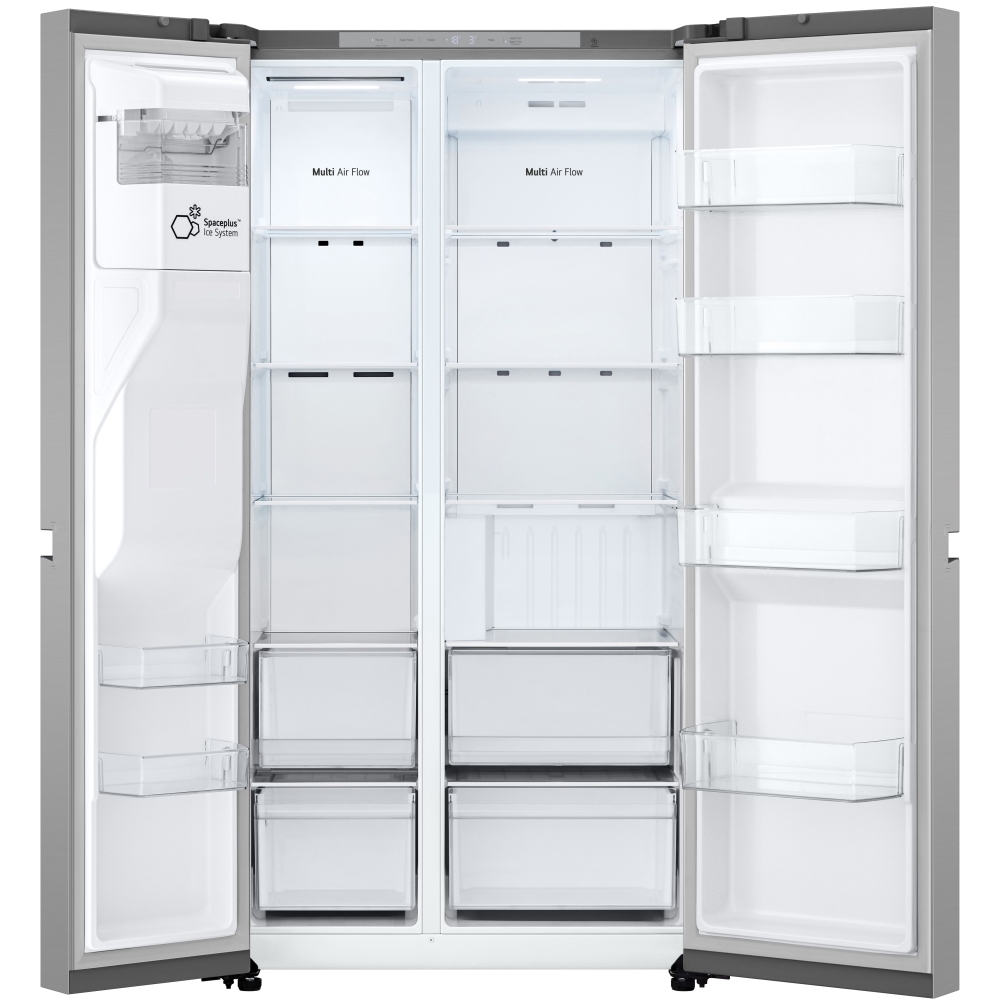 LG GSLC40PYPE American Fridge Freezer,  Plumbed, Silver, E Rated
