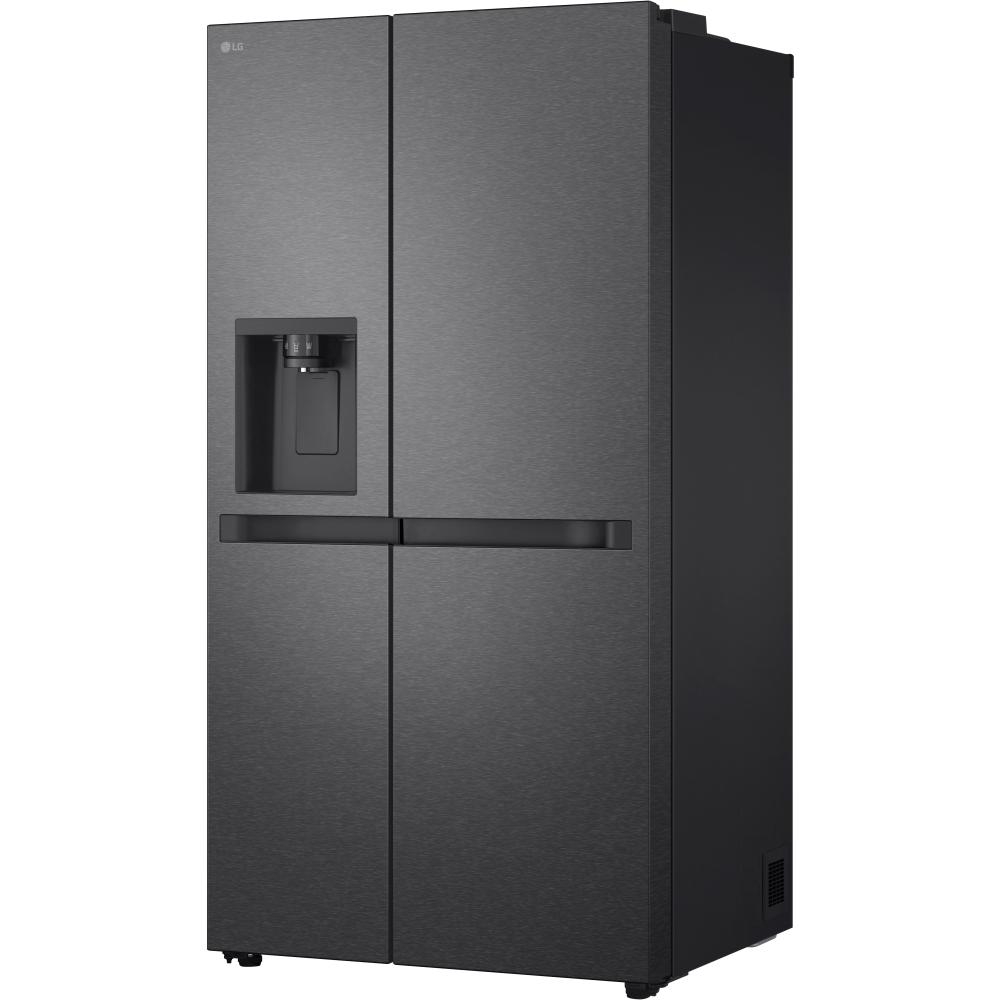 LG GSLC41EPPE American Fridge Freezer,  Non-Plumbed, Black, E Rated