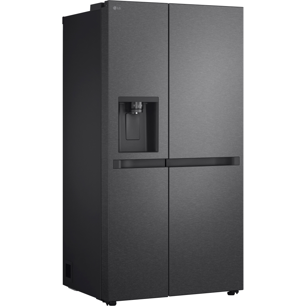 LG GSLC41EPPE American Fridge Freezer,  Non-Plumbed, Black, E Rated