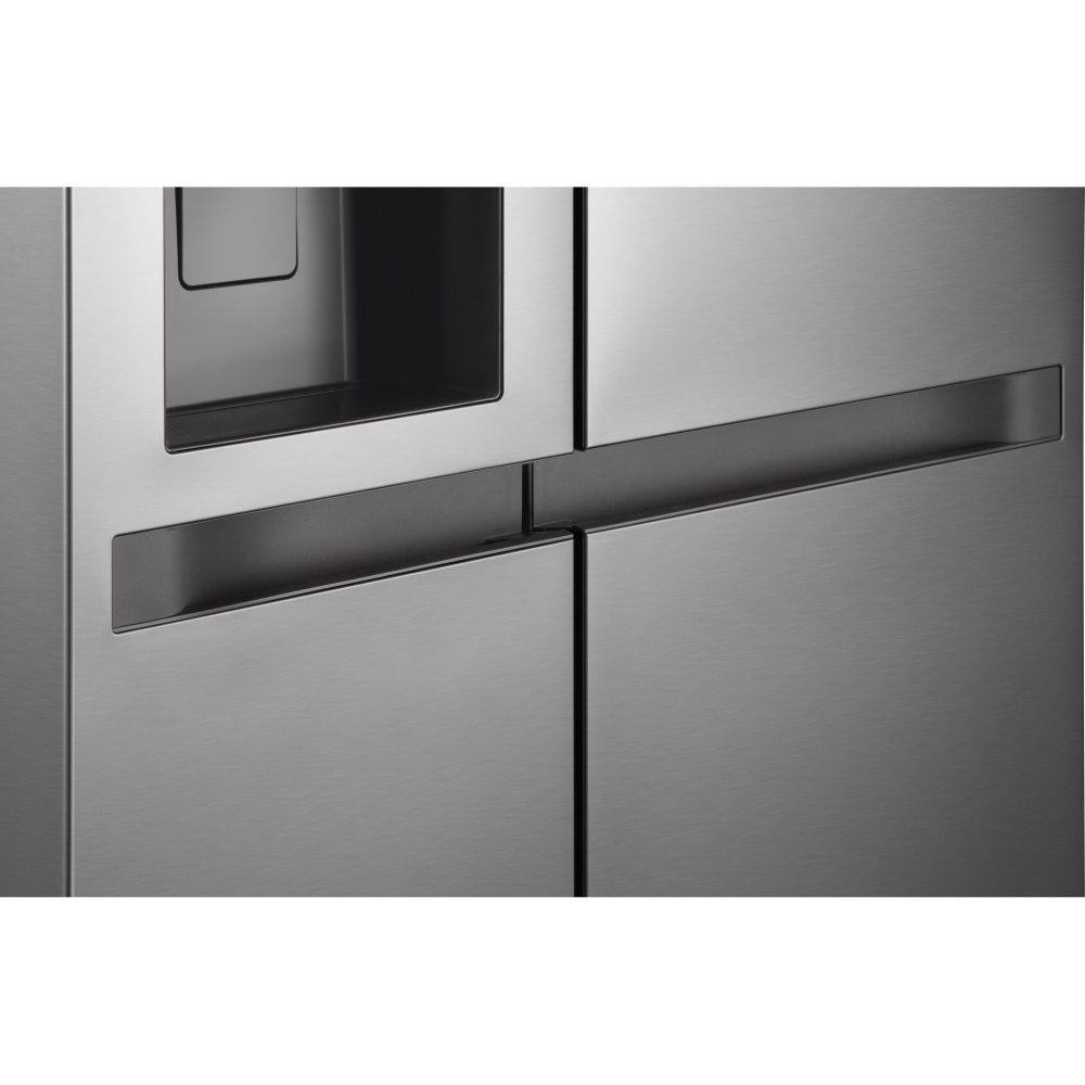 LG GSLC41PYPE American Fridge Freezer,  Non-Plumbed, Silver, E Rated