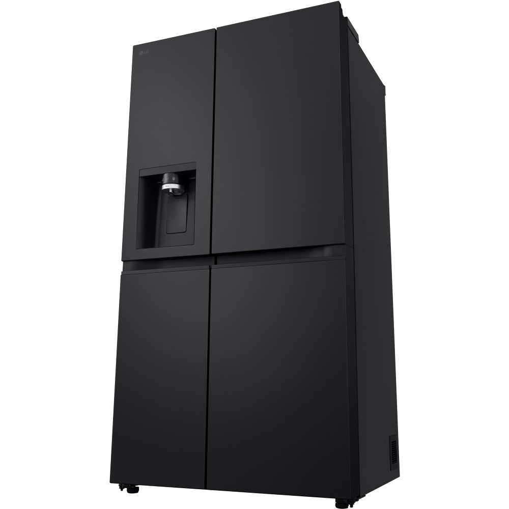LG GSLE81EPBC American Fridge Freezer,  Non-Plumbed, Black, C Rated