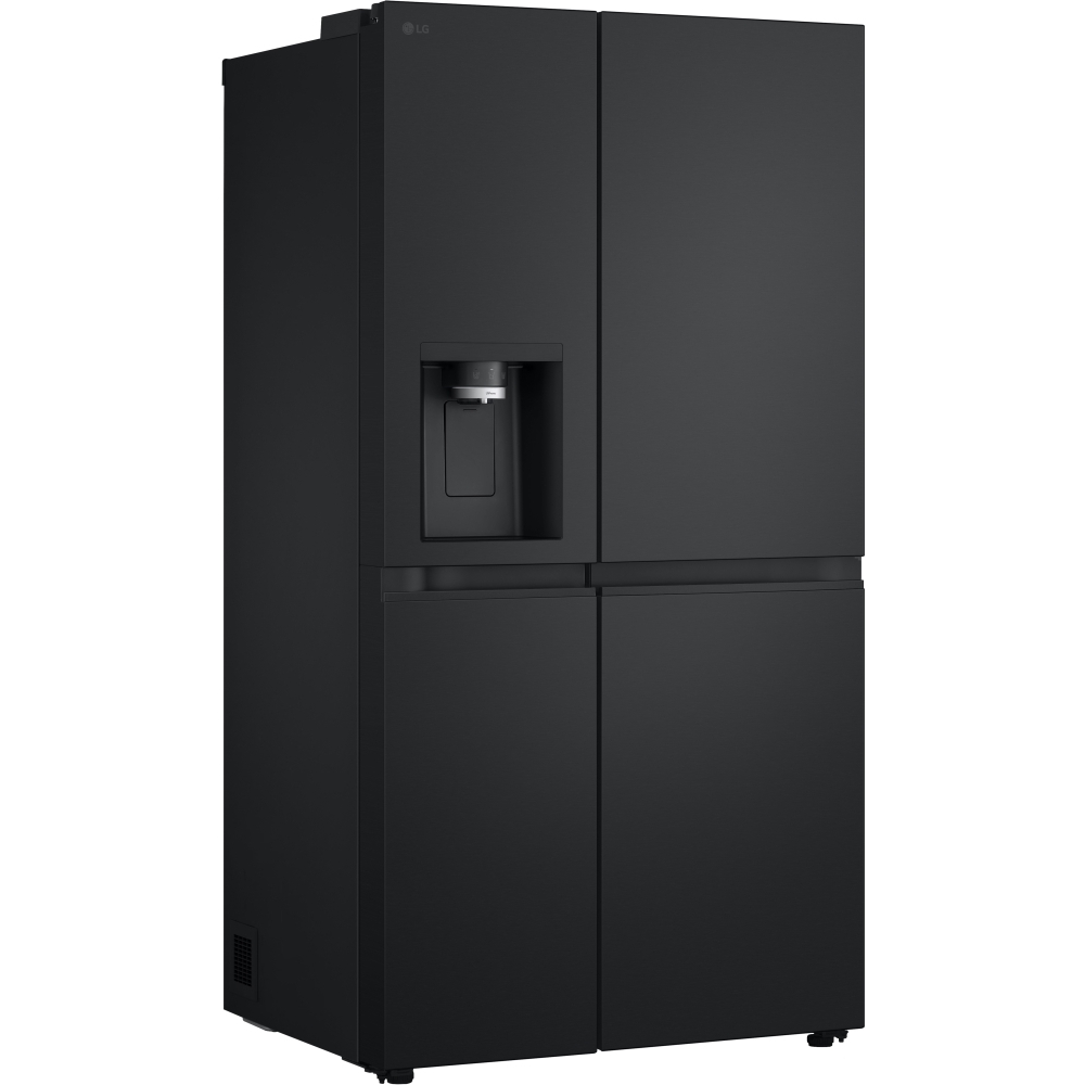 LG GSLE81EPBC American Fridge Freezer,  Non-Plumbed, Black, C Rated