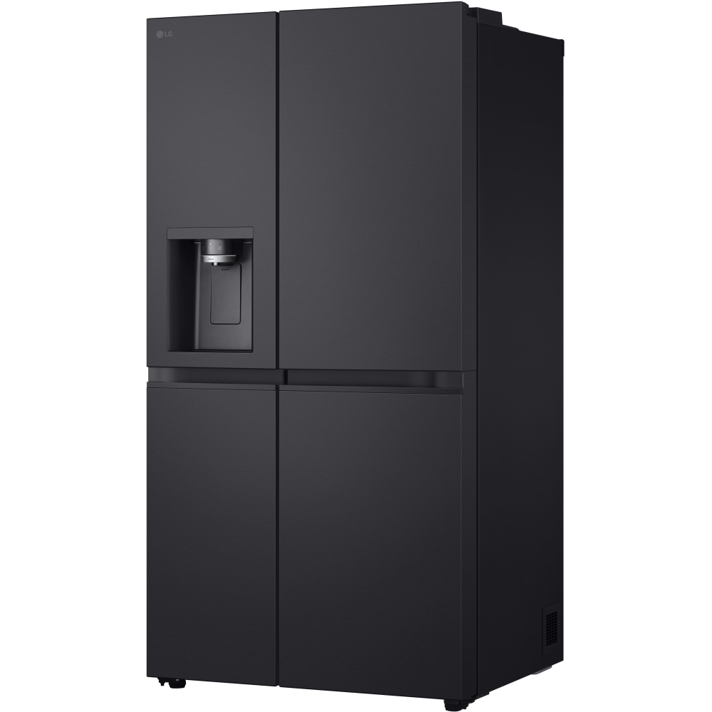 LG GSLE91EVAB American Fridge Freezer, Black, B Rated,  Non-Plumbed