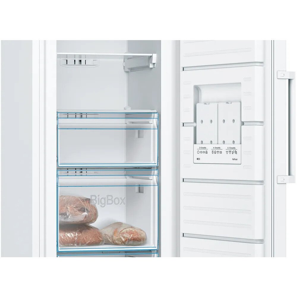 Bosch GSN33VWEPG Series 4 Frost Free Tall Freezer, White, E Rated