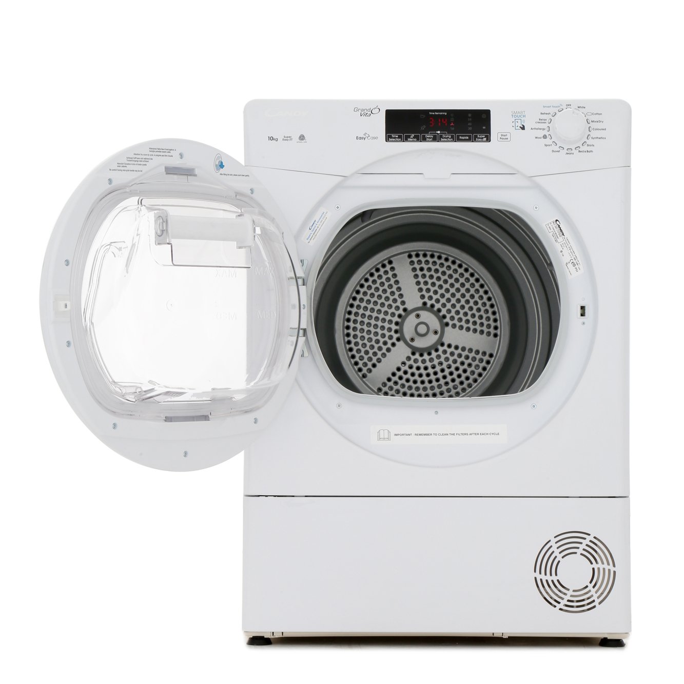 Buy Candy GSV C10TE Condenser Dryer (GSVC10TE) White Marks Electrical