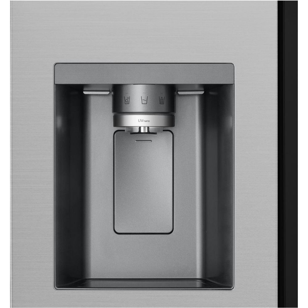 LG GSXE81PYBE American Fridge Freezer, Silver, E Rated,  Non-Plumbed