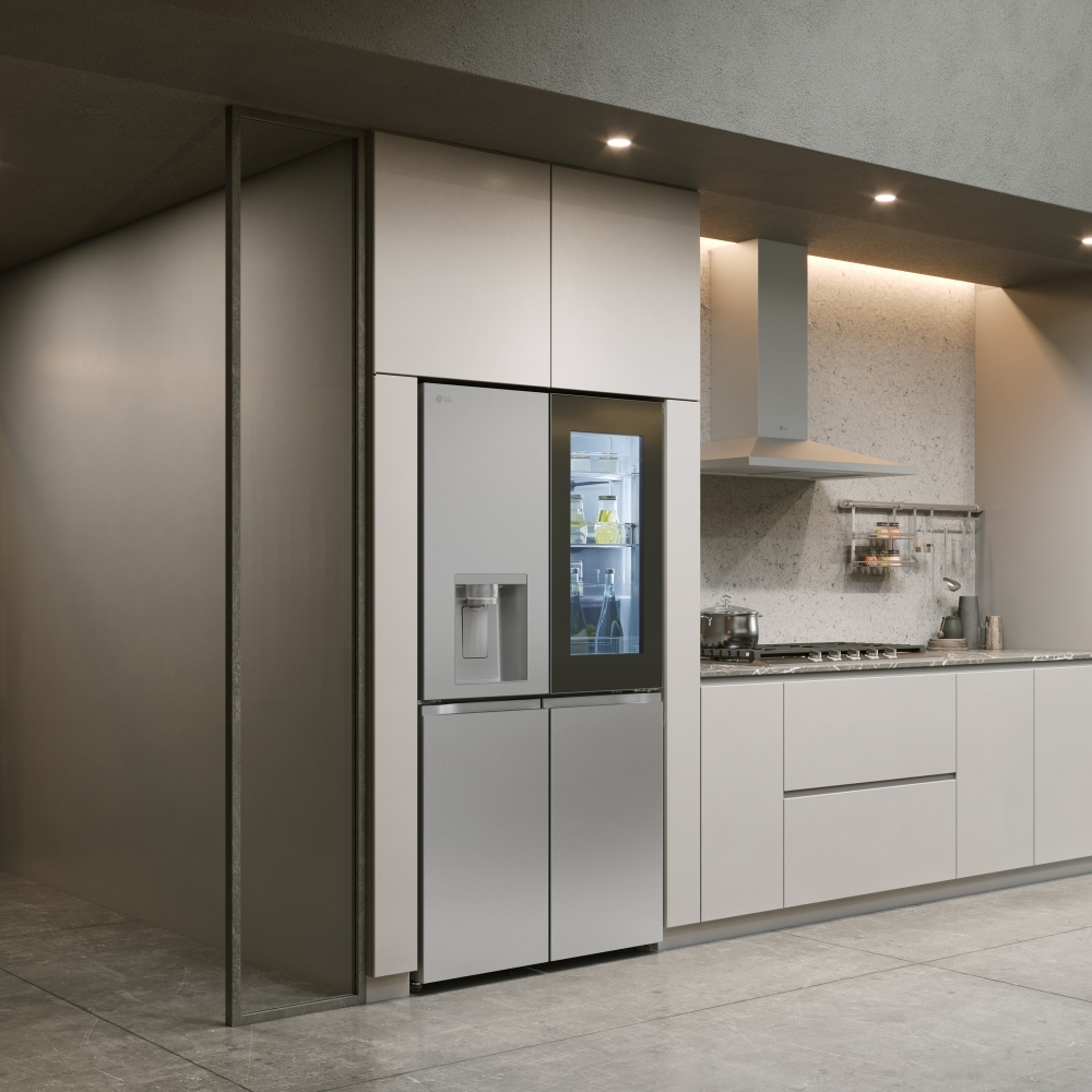 LG GSXE81PYBE American Fridge Freezer, Silver, E Rated,  Non-Plumbed