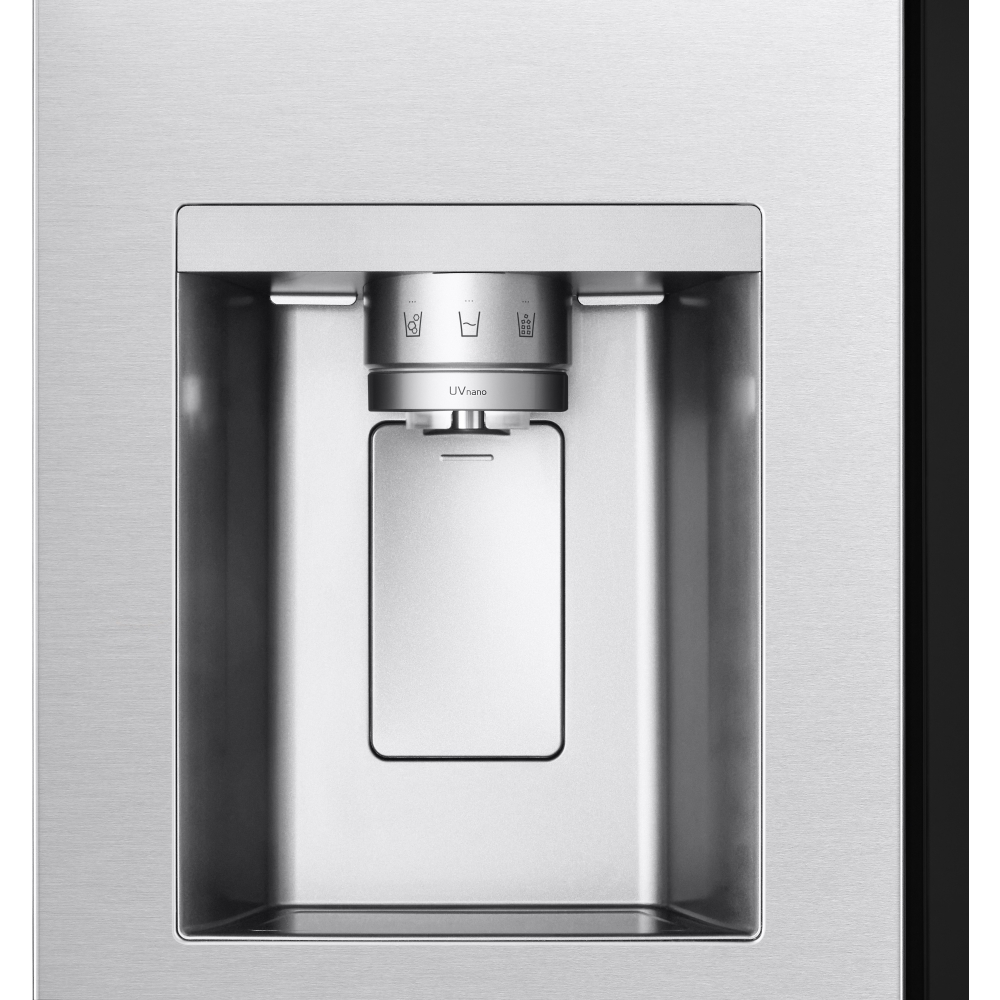 LG GSXE90BSDD American Fridge Freezer, Stainless Steel, D Rated,  Plumbed