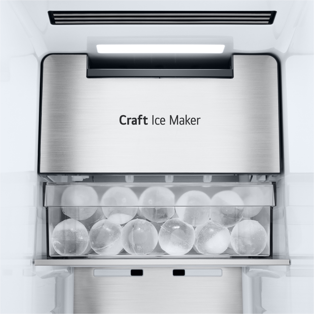 LG GSXE90BSDD American Fridge Freezer, Stainless Steel, D Rated,  Plumbed