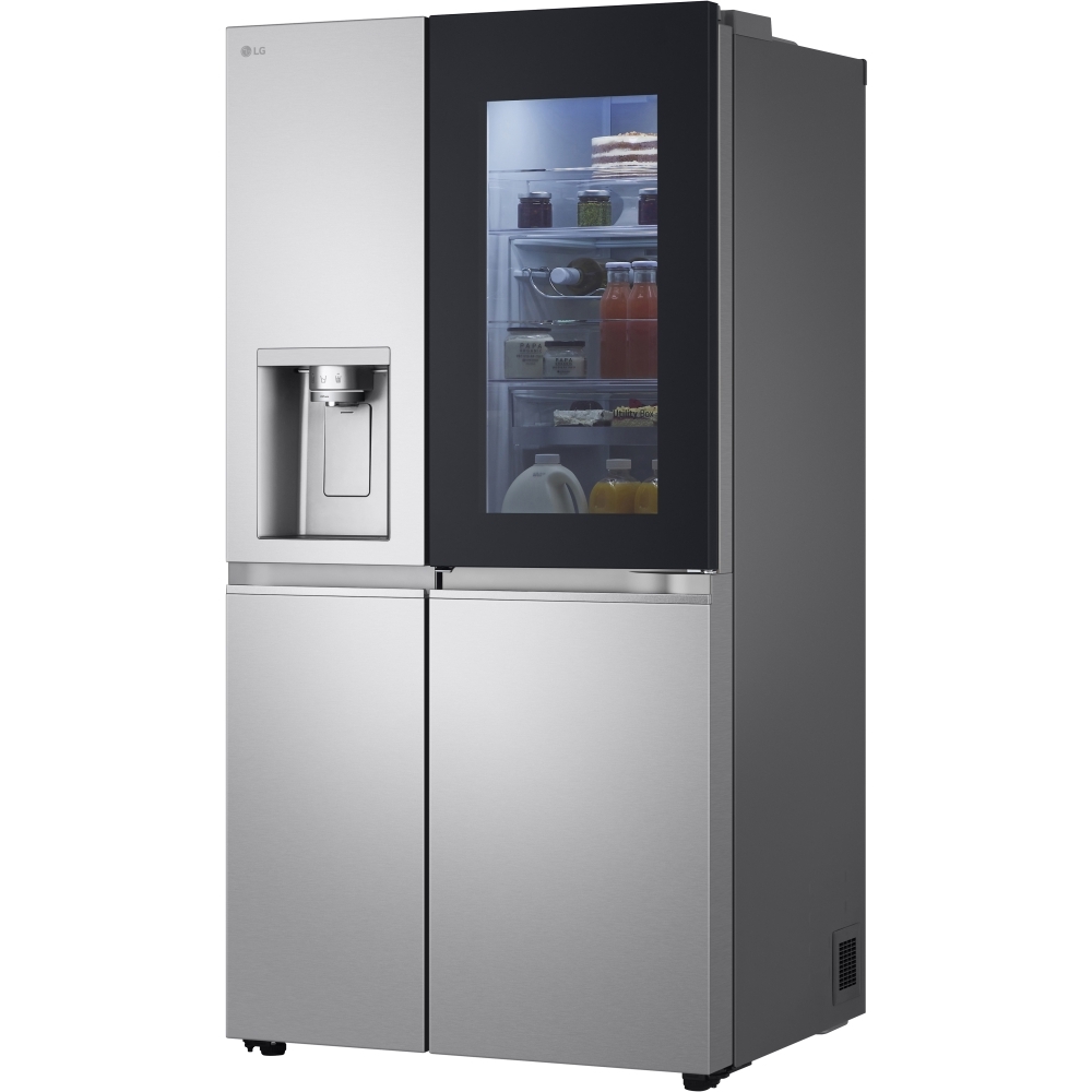 LG GSXE91BSAD American Fridge Freezer,  Non-Plumbed, Stainless Steel, D Rated