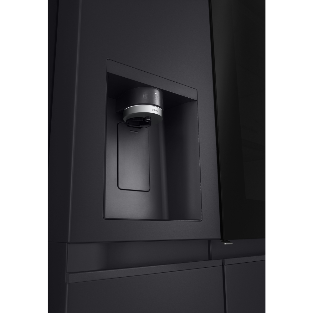 LG GSXE91EVAD American Fridge Freezer, Black, D Rated,  Non-Plumbed