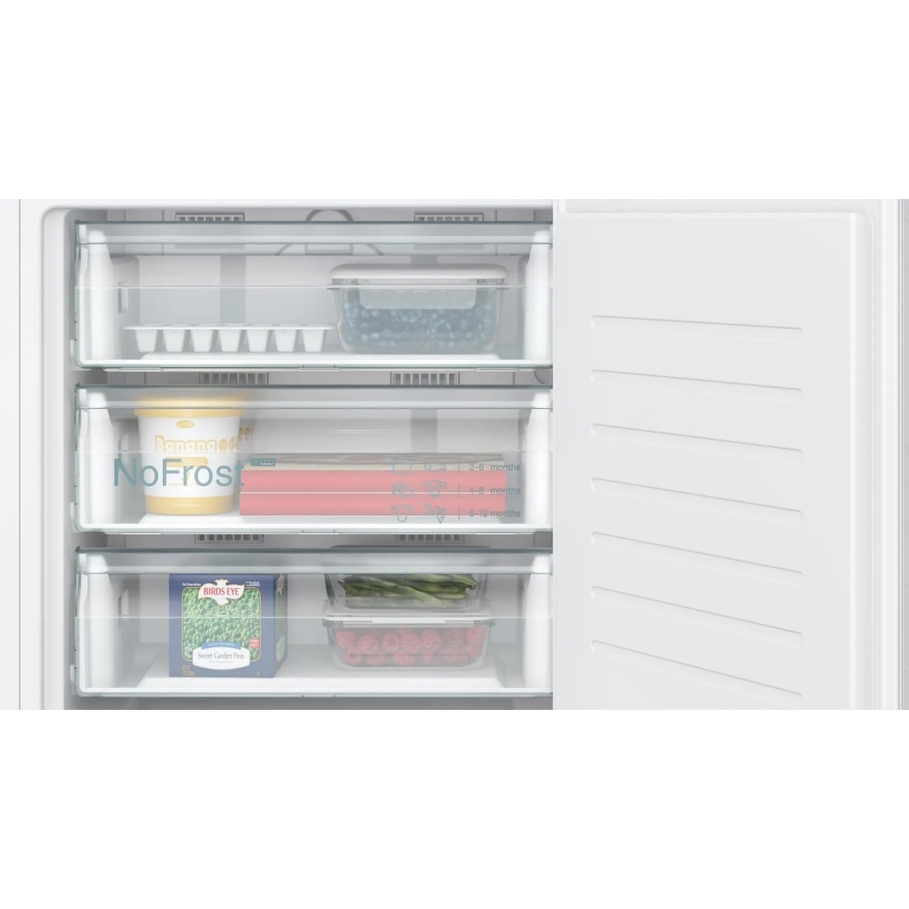 Siemens GU21NVFE0G iQ500 No Frost Built-Under Freezer, Fixed Hinge, E Rated