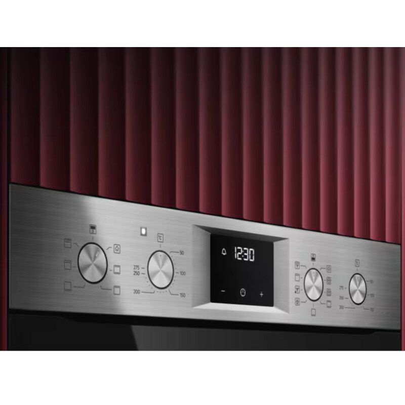 AEG GU5CP20M Built-In Electric Double Oven, Stainless Steel, A Rated
