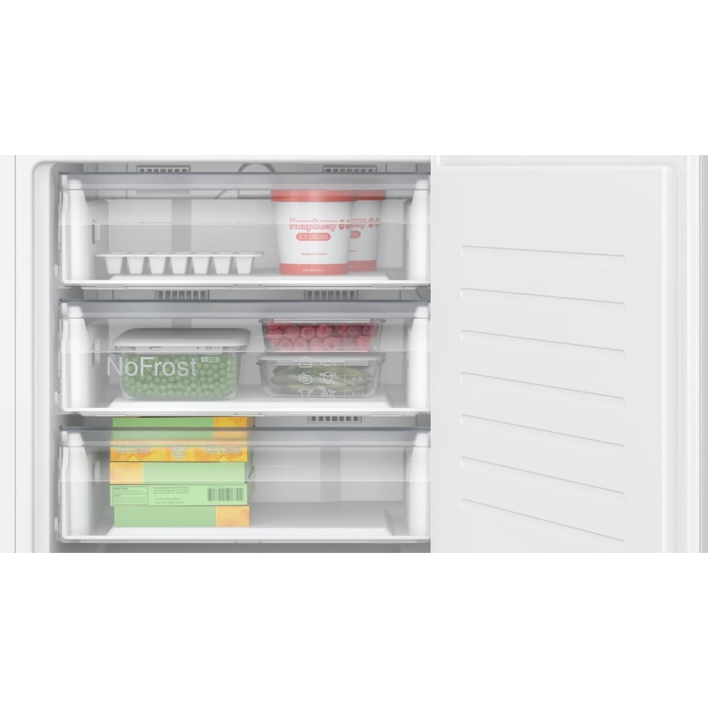 Bosch GUN21VFE0G Series 4 No Frost Built-Under Freezer, Fixed Hinge, E Rated