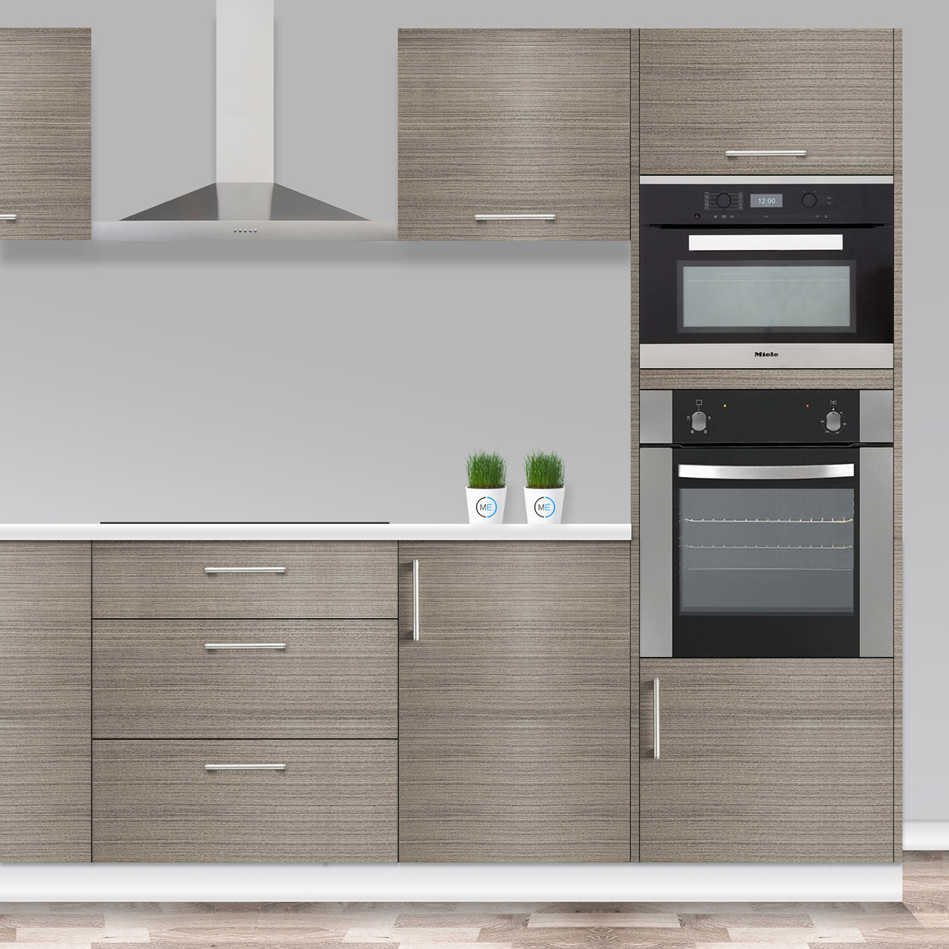 Buy Miele PureLine H6400BM CleanSteel Built In Combination Microwave