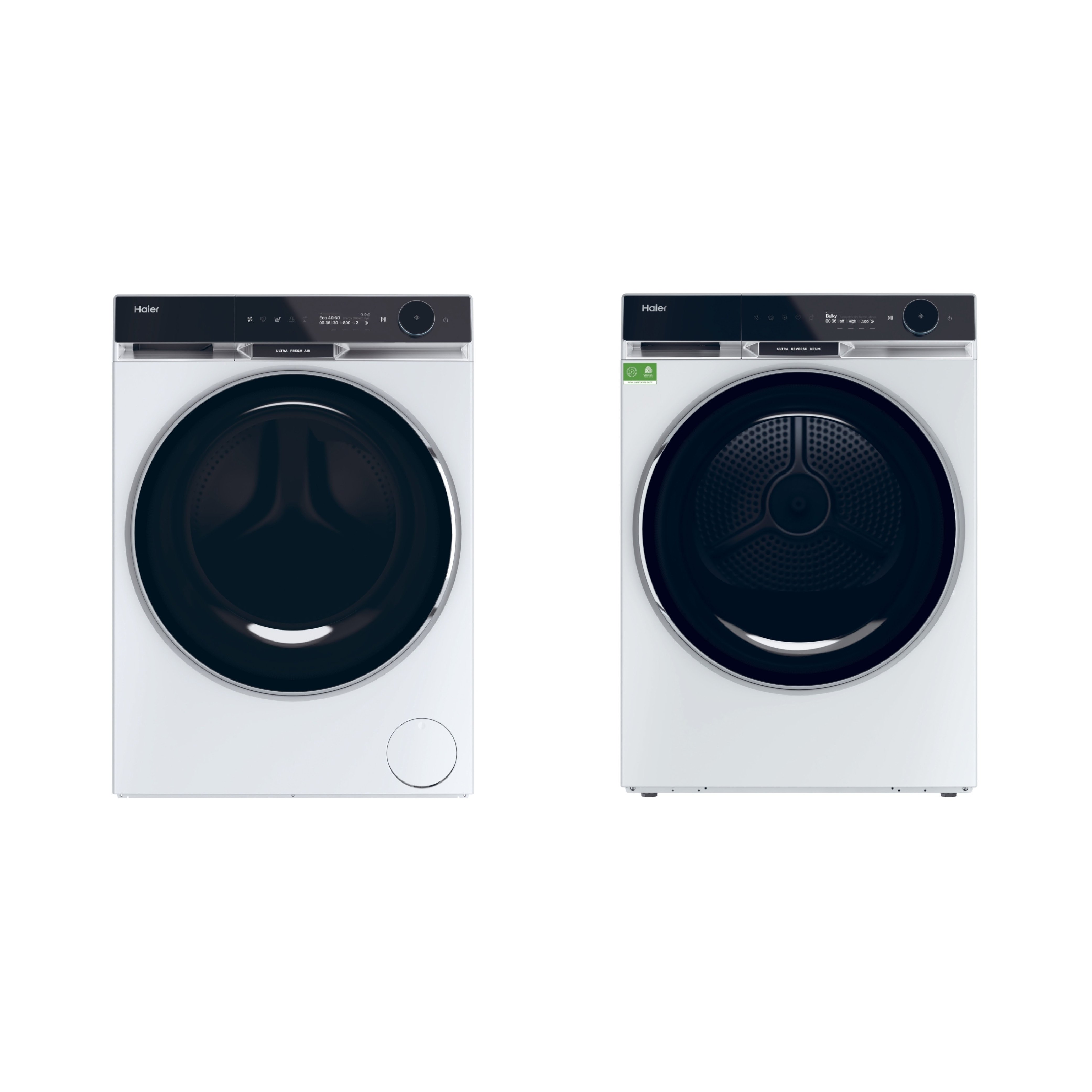 Haier Washing Machine + Heat Pump Tumble Dryer