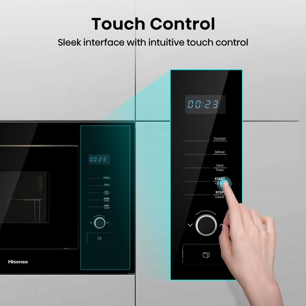 Hisense HB20MOBX5UK Built-In Microwave, Black