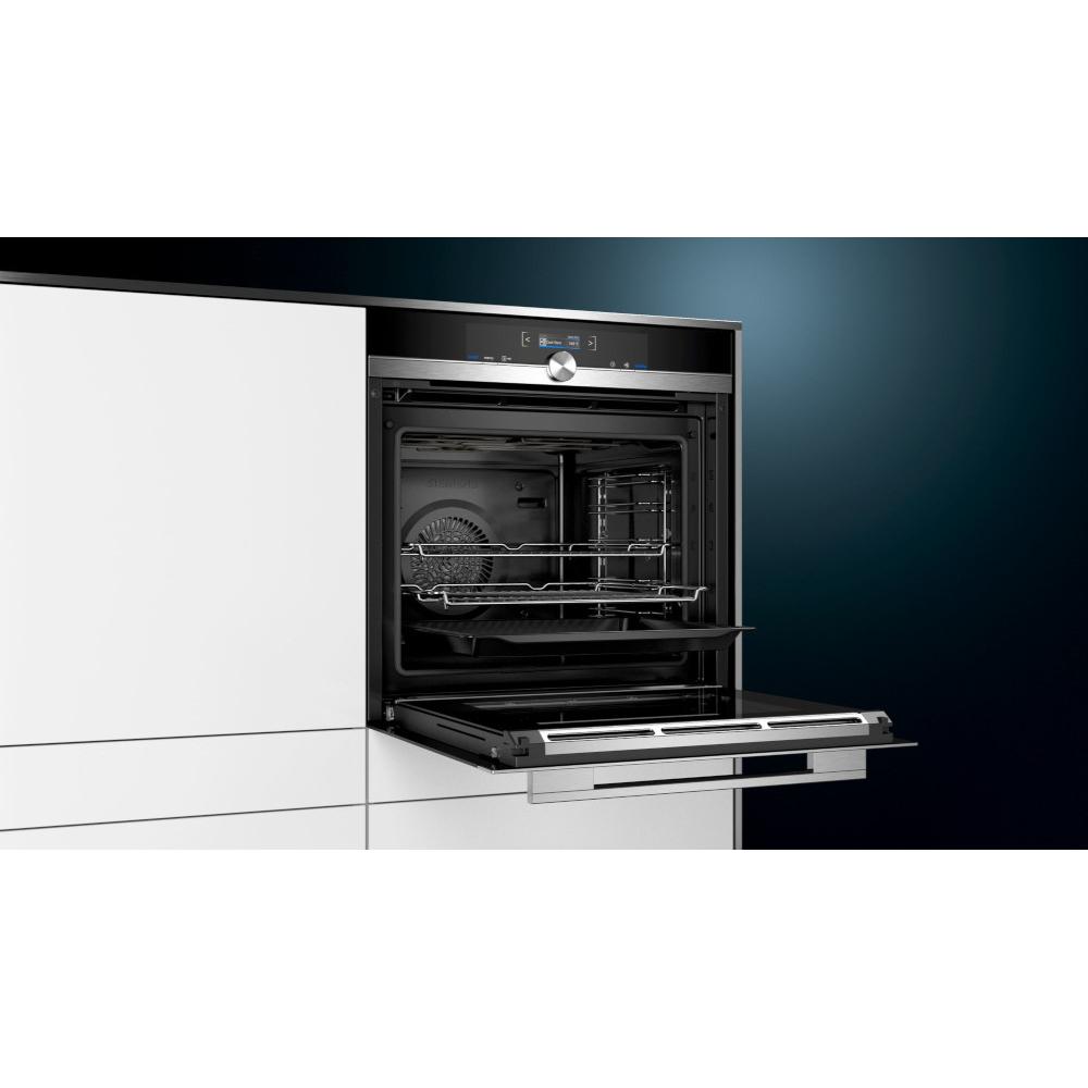 Buy Siemens iQ700 HB672GBS1B Single Built In Electric Oven Stainless