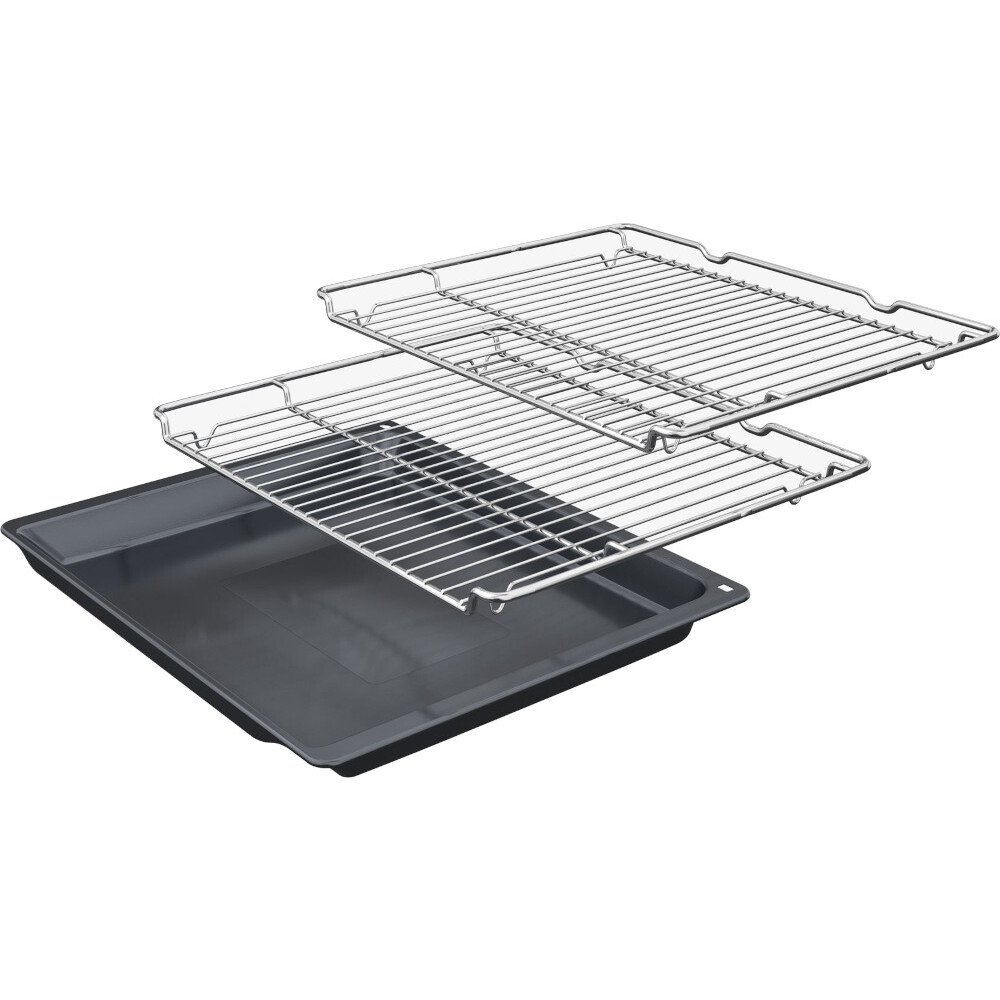 Siemens HB772G1B1B iQ700 Built-In Electric Single Oven with Pyrolytic Cleaning, Black, A+ Rated