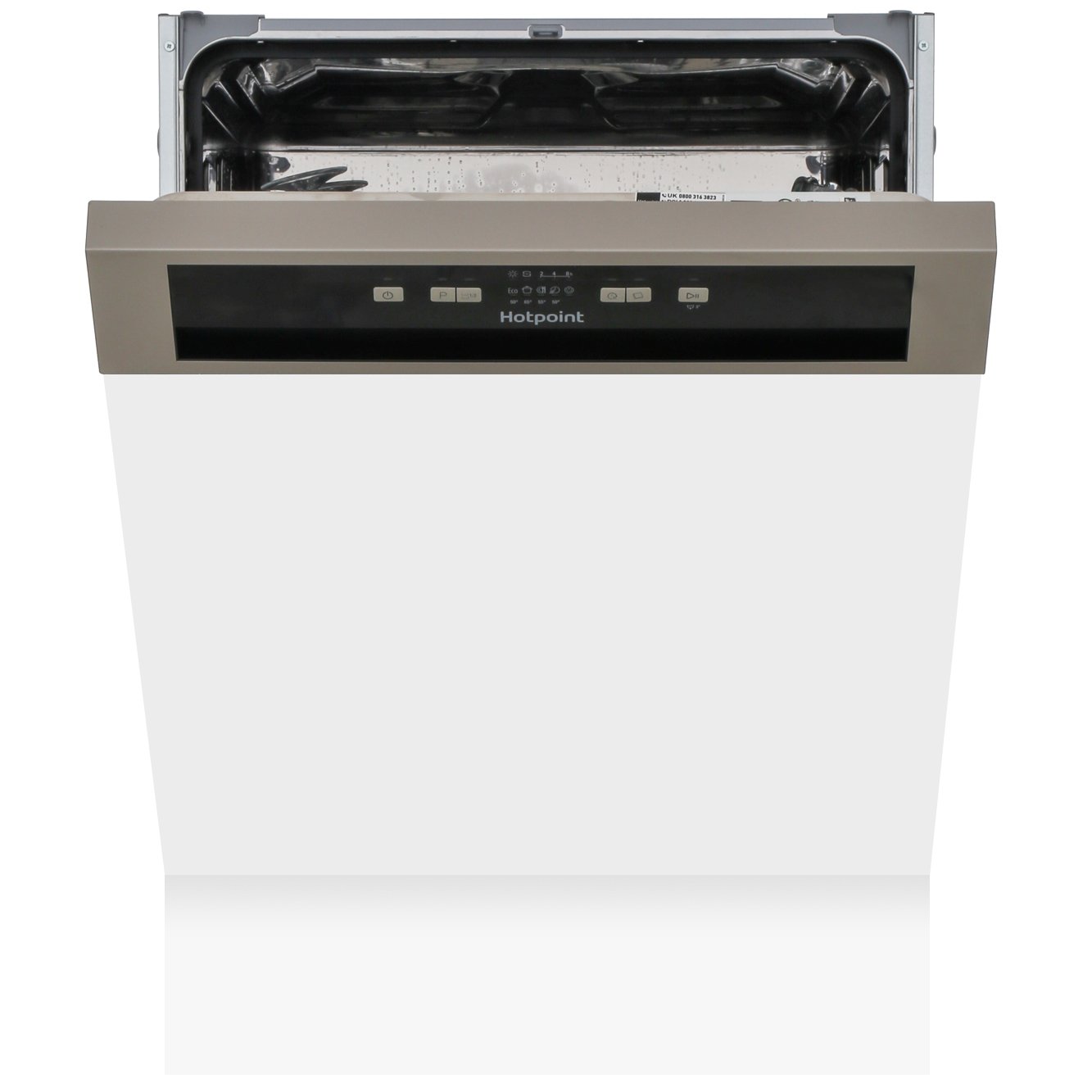 hotpoint semi integrated dishwasher