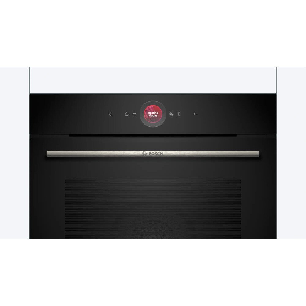 Bosch HBG7741B1B Serie 8 Built-In Electric Single Oven with Pyrolytic Cleaning, Black, A+ Rated