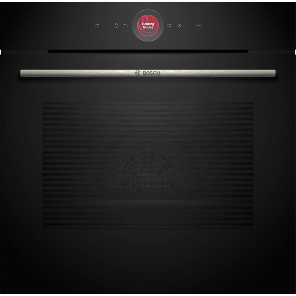 Bosch HBG7741B1B Serie 8 Built-In Electric Single Oven with Pyrolytic Cleaning, Black, A+ Rated