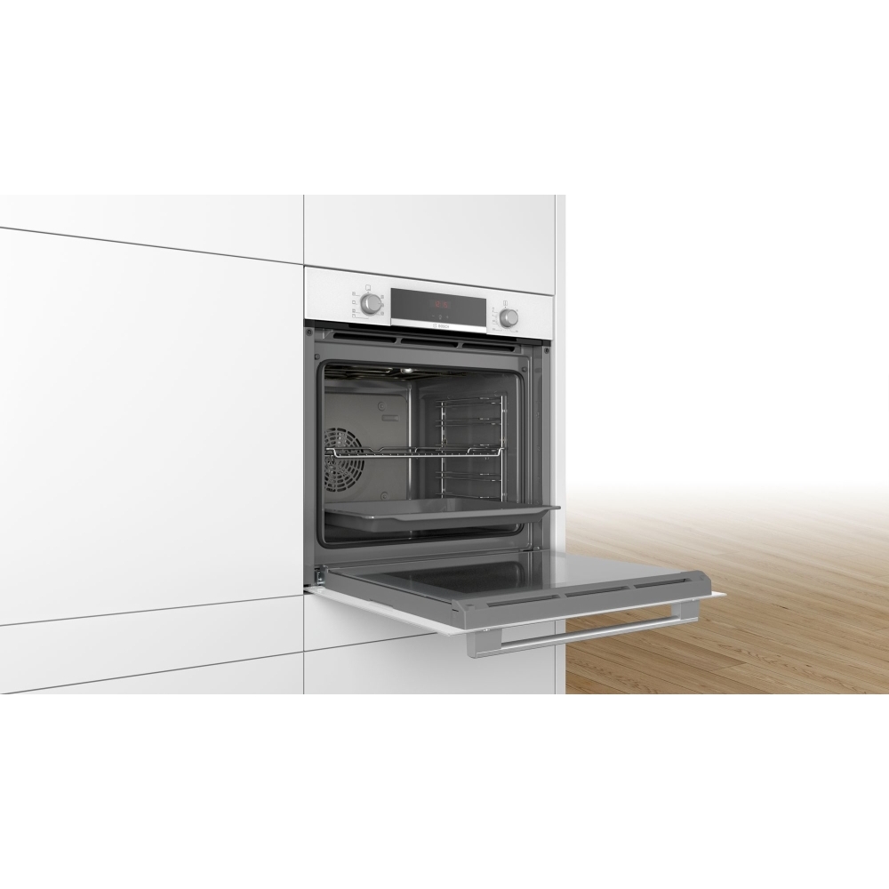 Bosch HBS534BW0B Series 4 BuiltIn Electric Single Oven, White, A Rated