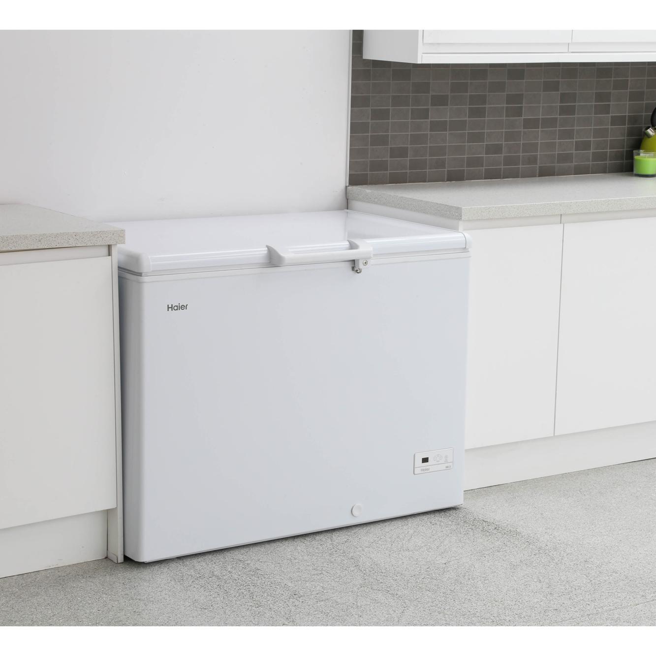 Buy Haier HCE319R Static Chest Freezer White Marks Electrical