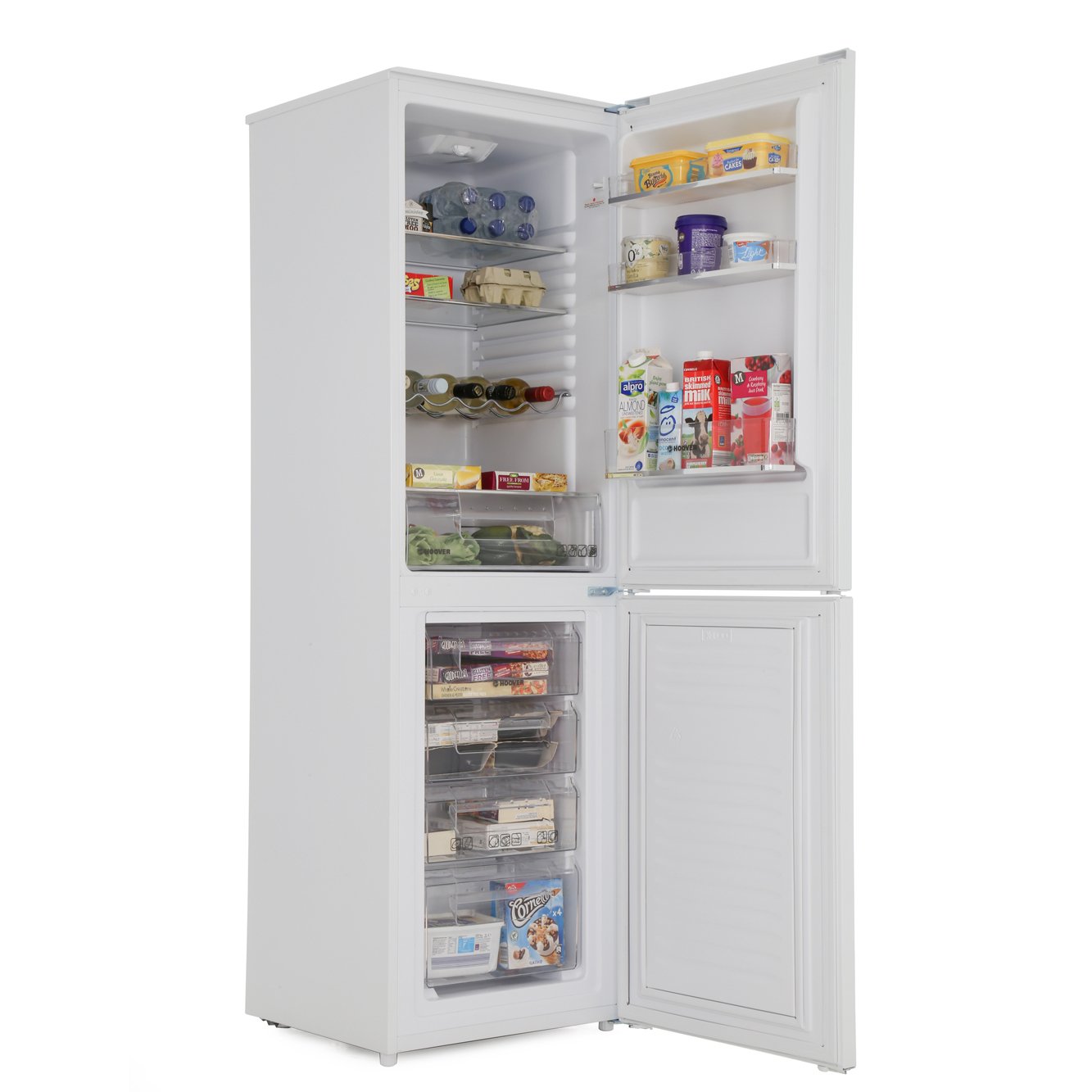 Buy Hoover HCF5172WK Frost Free Fridge Freezer White Marks Electrical Buy Hoover HCF5172WK Frost Free Fridge Freezer White Marks Electrical