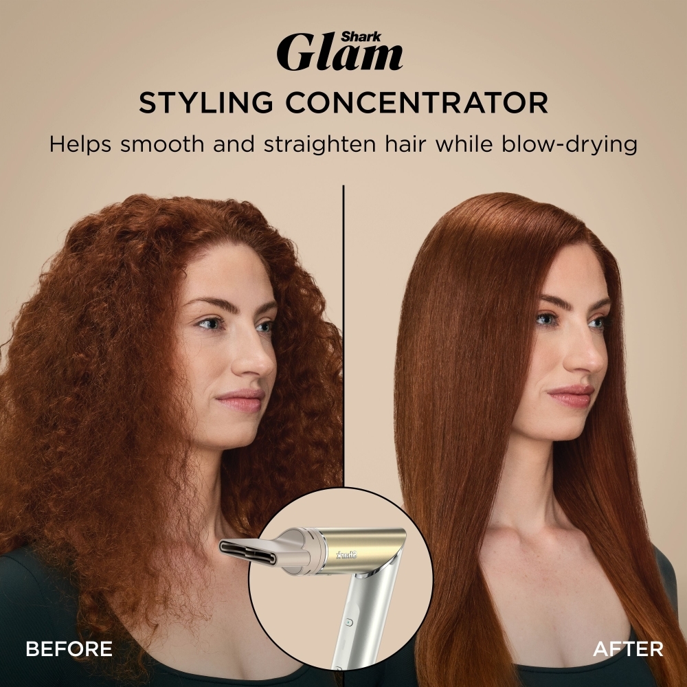 Shark HD6041SUK Glam Ceramic & Air Styling and Drying System, Gold
