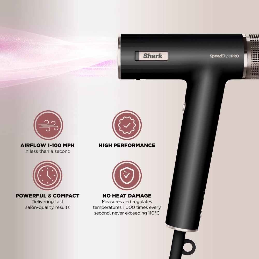 Shark HD701UK Hair Styler, Black