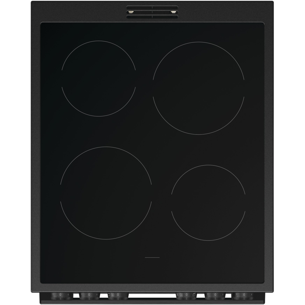 Hisense HDCEC5C10B Ceramic Electric Cooker with Double Oven, Black, A Rated