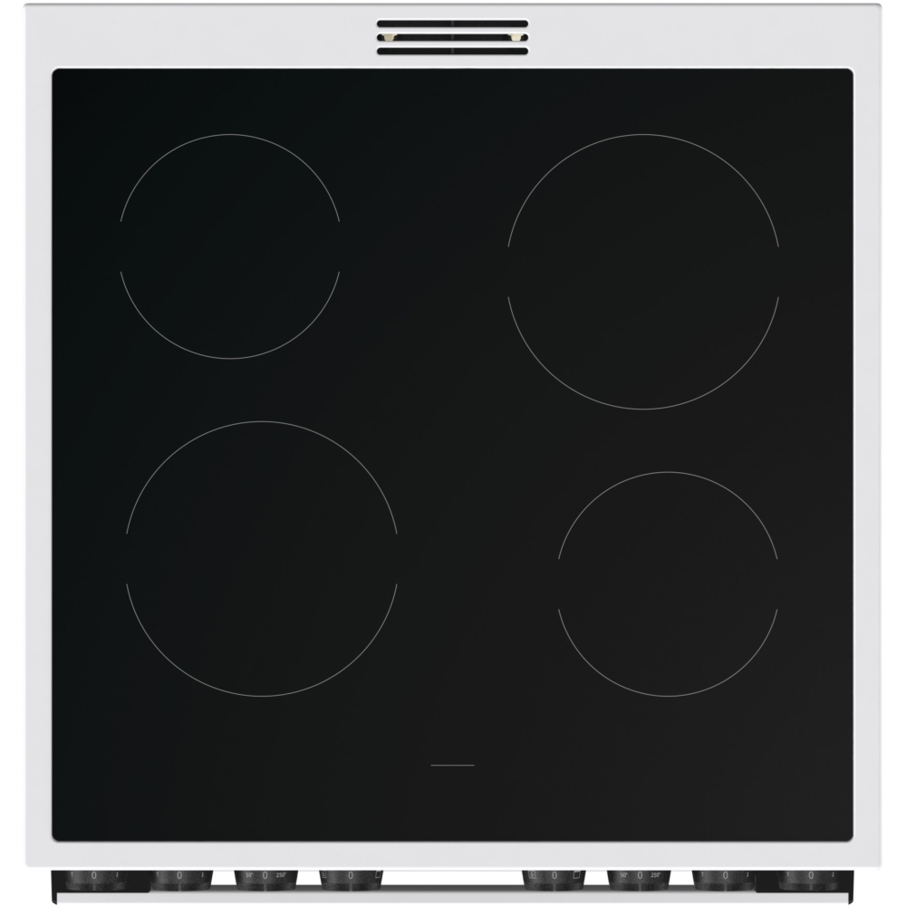 Hisense HDCEC6C20W Ceramic Electric Cooker with Double Oven, White, A Rated