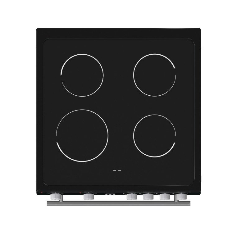 Hisense HDE3211BBUK Ceramic Electric Cooker with Double Oven, Black, A Rated