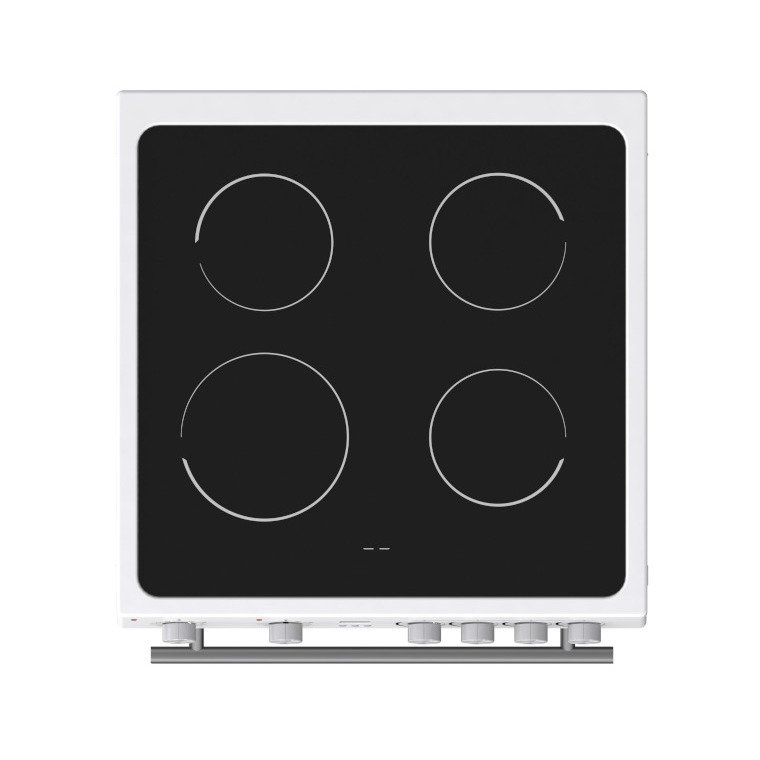 Hisense HDE3211BWUK Ceramic Electric Cooker with Double Oven, White, A