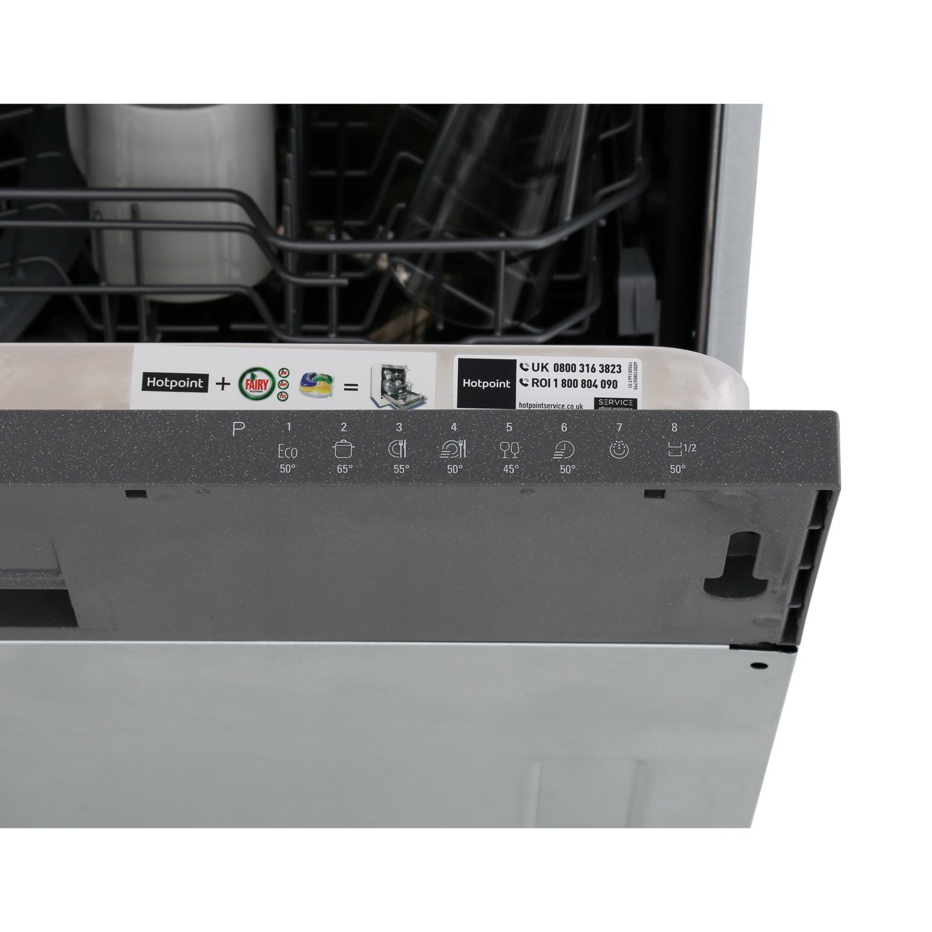 Buy Hotpoint HEI49118C Built In Fully Integrated Dishwasher Graphite