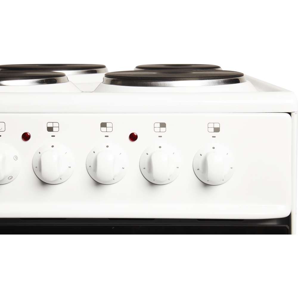 Buy Haden HES50W Solid Plate Electric Cooker with Single Oven White