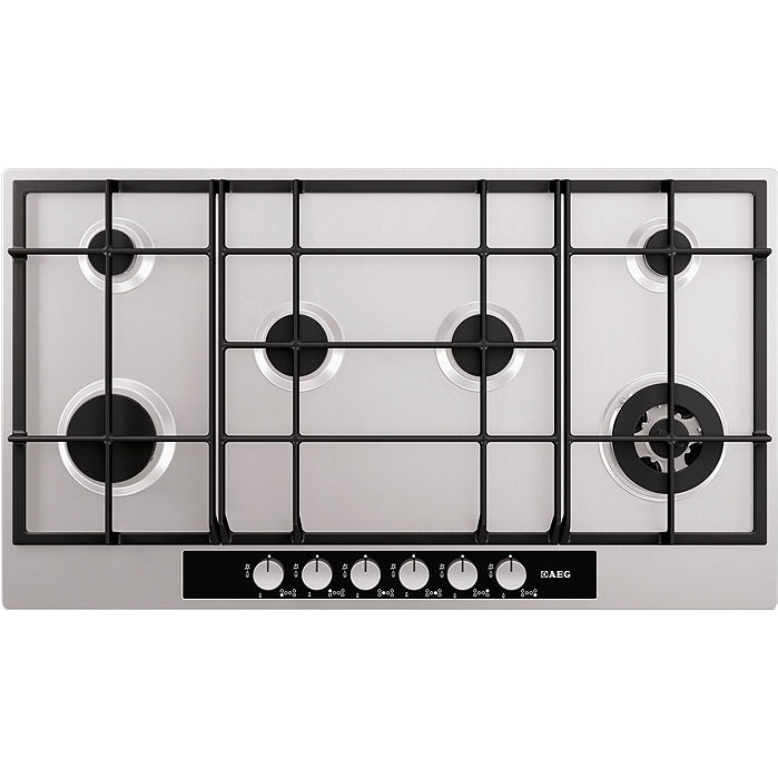 Buy AEG HG956440SM 6 Burner Gas Hob Stainless Steel Marks Electrical