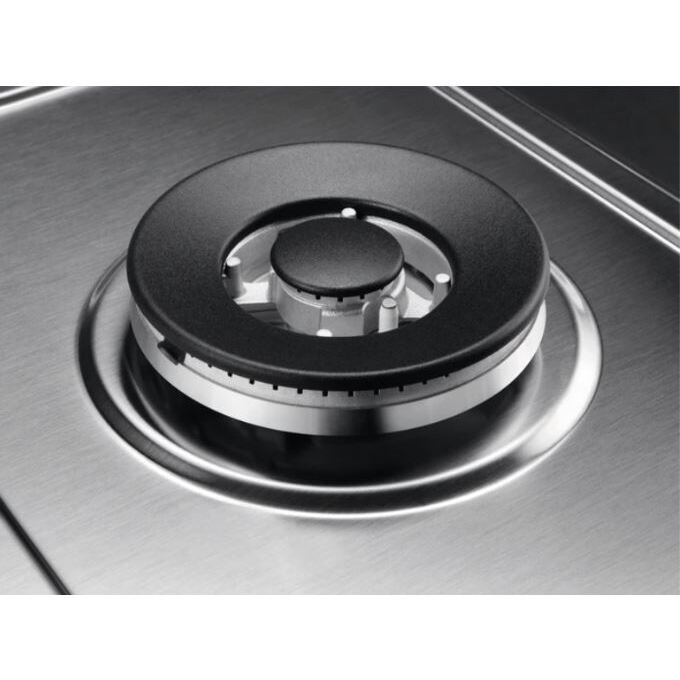 AEG HGB95522YM 6000 86cm 5 Burner Gas Hob, Stainless Steel Marks