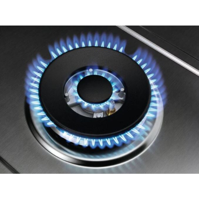 AEG HGB95522YM 6000 86cm 5 Burner Gas Hob, Stainless Steel