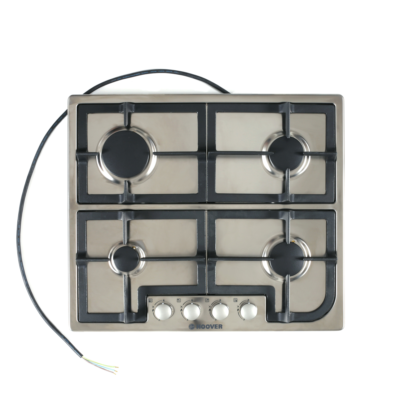 Buy Hoover HGH64SCX 4 Burner Gas Hob Stainless Steel Marks Electrical