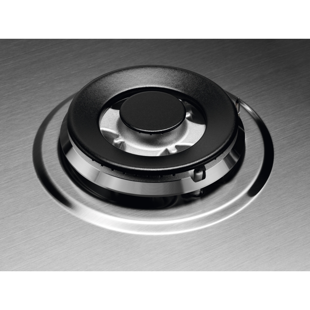 AEG HGX75400SM 3000 75cm 5 Burner Gas Hob, Stainless Steel