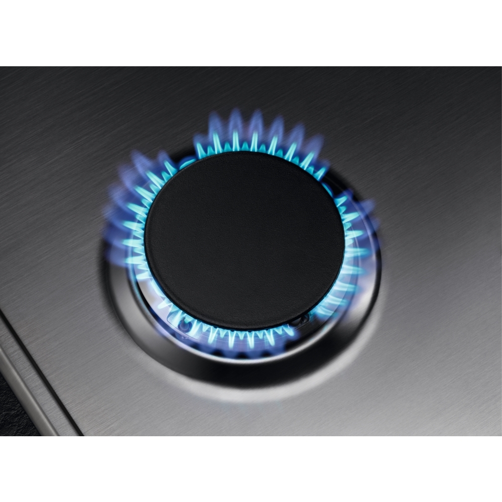 AEG HGX75400SM 3000 75cm 5 Burner Gas Hob, Stainless Steel