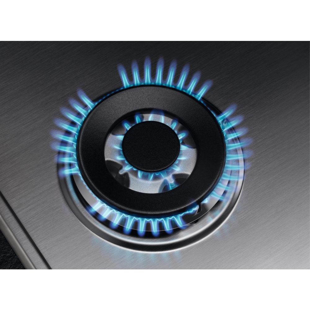 AEG HGX95320SM 3000 86cm 5 Burner Gas Hob, Stainless Steel