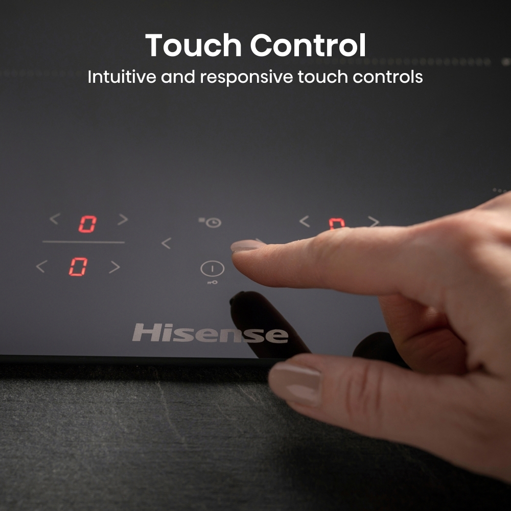 Hisense HI6401BSC 60cm Induction Hob, Black Marks Electrical