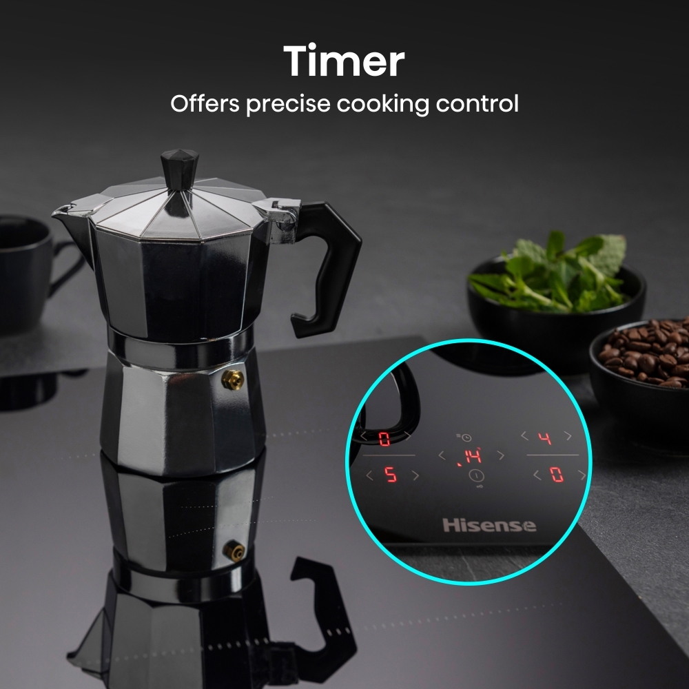 Hisense HI6401BSC 60cm Induction Hob, Black